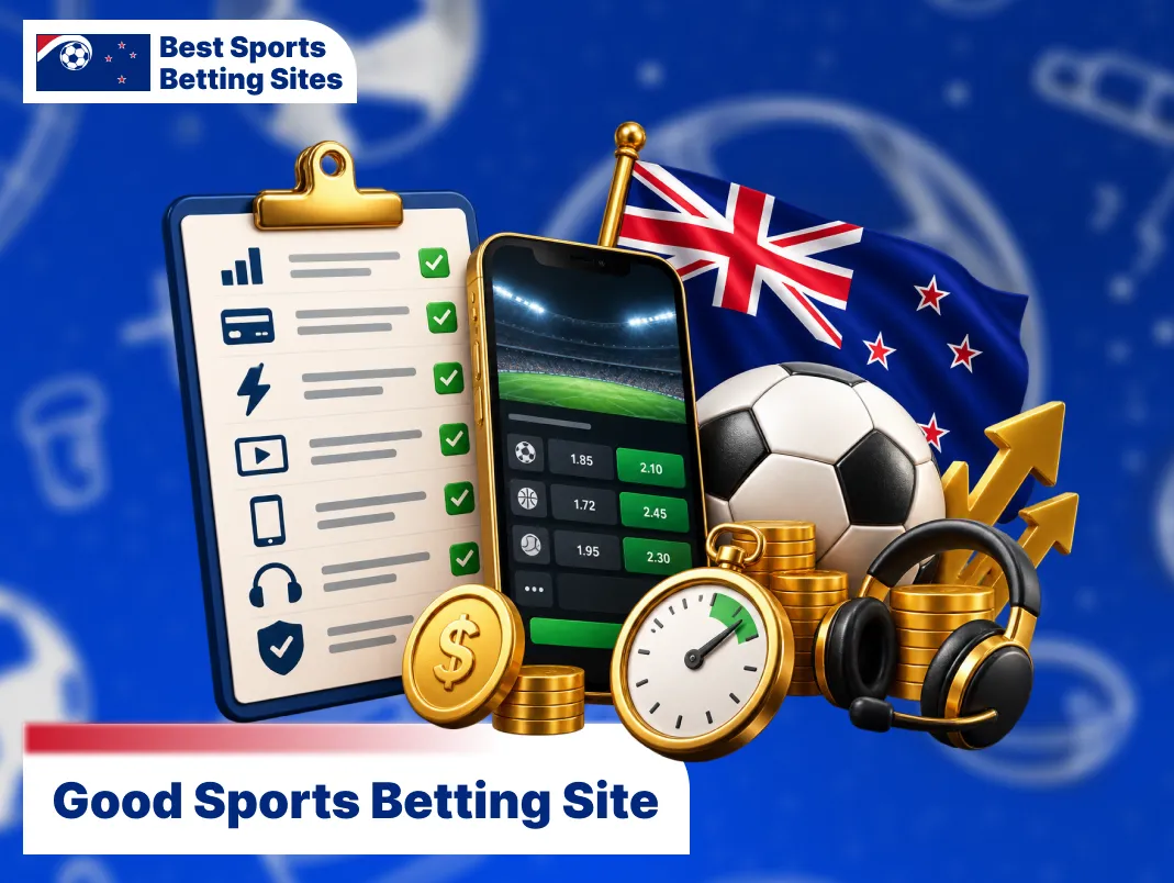 Key features of a good sports betting site with easy navigation and varied betting options.